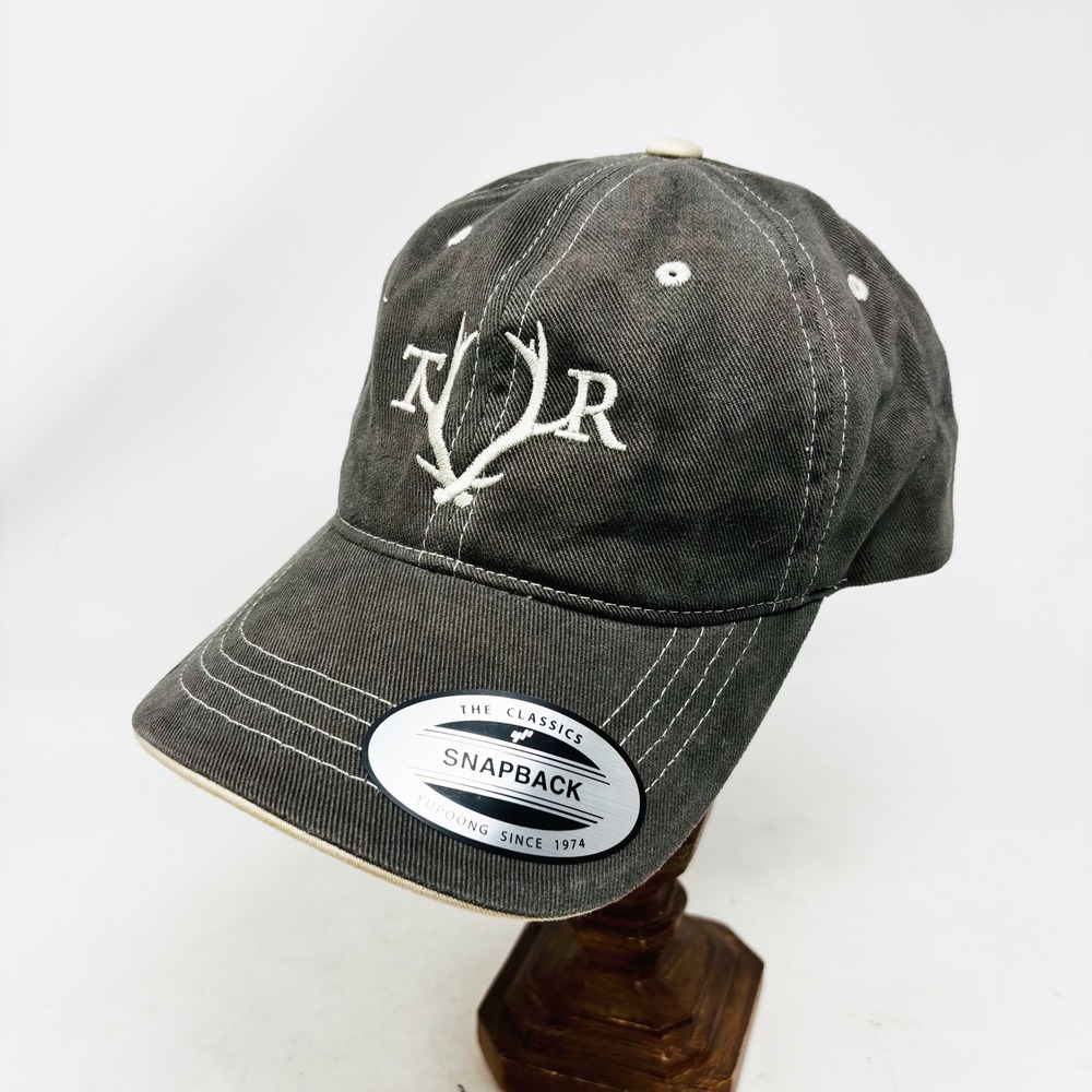 Thick Richards Antler Baseball Cap Embroidered Adjustable Back NWT Cotton